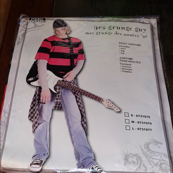 90’s grunge guy halloween costume small - Picture 1 of 10